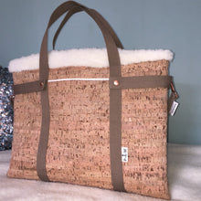 Load image into Gallery viewer, Dog Travel Bed Cork Rose Gold