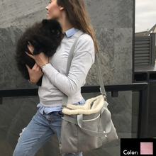 Load image into Gallery viewer, Dog travel bed shoulder strap