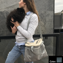 Load image into Gallery viewer, shoulder strap dog travel bed