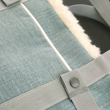 Load image into Gallery viewer, Turquoise, stylish dog travel bed